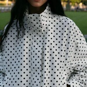 Zara Polka Dots Puffer Jacket XS